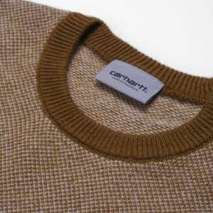 Свитер CARHARTT WIP Spooner Sweater I024889 (HAMILTON BROWN/WAX)