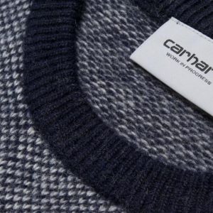Свитер CARHARTT WIP Spooner Sweater I024889 (DARK NAVY/WAX)