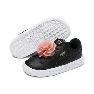 Обувь Basket Flower Jr Puma Black-Peach 36895002