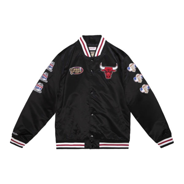 Куртка мужская CHAMP CITY SATIN JACKET OJBF3232-CBUYYPPPBLCK Chicago Bulls Black