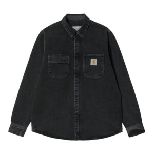 Рубашка мужская CARHARTT WIP (BLACK (STONE WASHED)) I029212