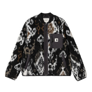 Куртка флисовая женская CARHARTT WIP  (BARU JACQUARD / BLACK / BLACK) I025151