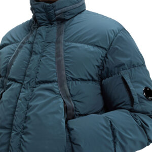 Куртка пуховая мужская CP COMPANY (871/сине-зеленый) 15CMOW254A-005864G